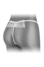 Трусики-стрінги з перлинною ниткою Fashion Secret KATIA White - Зображення 2