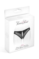 Трусики з перлинами і доступом Fashion Secret Sophie Black - Зображення 3