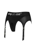 Труси для страпона з підв’язками для панчіх Strap-On-Me REBEL HARNESS - S - Зображення 2