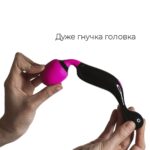 Мінівібромасажер Adrien Lastic Symphony, дуже гнучка голівка, потужний, зручна ручка - Зображення 3