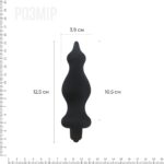 Анальна пробка з вібрацією Adrien Lastic Bullet Amuse Black, макс. діаметр 3,9 см - Зображення 2