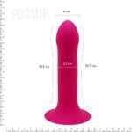 Дилдо з присоскою Adrien Lastic Hitsens 2 Pink, відмінно для страпона, макс. діам. 4см, довж. 16,7см - Зображення 2