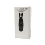 Віброкуля Adrien Lastic Pocket Vibe Rabbit Black зі стимулювальними вушками - Зображення 5