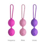 Вагінальні кульки Adrien Lastic Geisha Lastic Balls Mini Violet (S), діаметр 3,4 см, маcа 85 г - Зображення 4