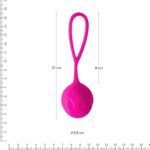 Вагінальні кульки Adrien Lastic Geisha Lastic Balls Mía Magenta (L), діаметр 4 см, маса 42 г - Зображення 2