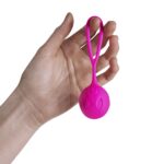 Вагінальні кульки Adrien Lastic Geisha Lastic Balls Mía Magenta (L), діаметр 4 см, маса 42 г - Зображення 4
