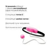Виброяйце Adrien Lastic Playball для стимуляції точки А, з турборежимом, кріплення до ноги - Зображення 3