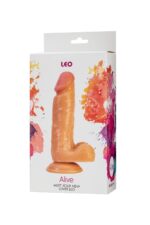 Фалоімітатор з мошонкою Alive Leo, діаметр 3,8 см, ПВХ - Зображення 2