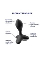 Анальна пробка з вібрацією Satisfyer Game Changer Black - Зображення 4