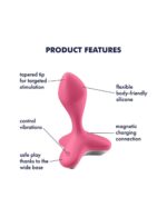 Анальна пробка з вібрацією Satisfyer Game Changer Pink - Зображення 4