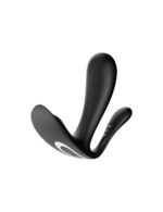 Подвійний смарт-вібратор у трусики Satisfyer Top Secret+ Black - Зображення 4