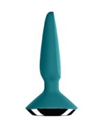 Анальна смарт-вібропробка Satisfyer Plug-ilicious 1 Petrol - Зображення 2