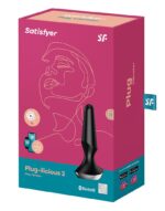 Анальна смарт-вібропробка Satisfyer Plug-ilicious 2 Black - Зображення 5