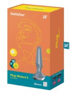 Анальна смарт-вібропробка Satisfyer Plug-ilicious 2 Ice Blue - Зображення 5
