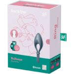 Ерекційне смарт віброкільце ласо з регулюванням розміру Satisfyer Bullseye Dark Blue - Зображення 3