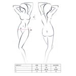 Комплект білизни під латекс Passion CAPRI SET S/M, black, міні-бікіні, стрінги, пояс для панчох - Зображення 3