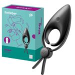 Ерекційне віброкільце-ласо з регулюванням розміру Satisfyer Sniper Black - Зображення 3