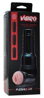 Мастурбатор з вібрацією Fleshlight Vibro Pink Lady Touch, три віброкулі, стимулювальний рельєф - Зображення 4