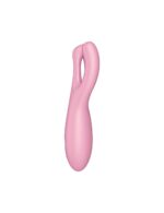 Кліторальний смарт-вібратор Satisfyer Threesome 4 Pink з трьома пальчиками - Зображення 3