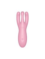 Кліторальний смарт-вібратор Satisfyer Threesome 4 Pink з трьома пальчиками - Зображення 2