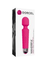 Мінівібромасажер Dorcel Wand Wanderful Magenta потужний, водонепроникний - Зображення 2