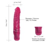 Фалоімітатор вібратор Dorcel Jelly Boy, діаметр 4,2см ТПЕ, плавне регулювання потужності вібрації - Зображення 2