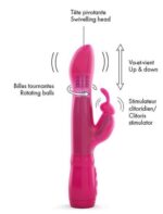 Вібратор Dorcel Furious Rabbit зі зворотно-поступальними рухами голівки - Зображення 2