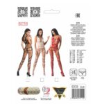 Бодістокінг Passion BS058 red, комбінезон, дуже повітряний - Зображення 5