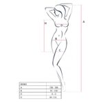 Бодистокинг Passion BS063 red, платье-сетка халтер - Зображення 4