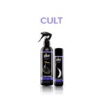 Змазка для латексу та гуми pjur Cult 100 мл, для полегшення надягання фетиш-вбрання на тіло - Зображення 3
