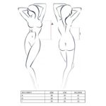 Корсет під латекс з пажами Passion Exclusive BES CORSET XXL/XXXL, black, стрінги, шнурівка - Зображення 3