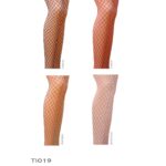 Колготки в сіточку без виділених трусиків Passion TI019 типу Кабаретка 1/2 (fishnet), nero - Зображення 3