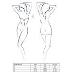 Комплект білизни Passion Exclusive MORGAN SET OpenBra S/M, black, стрепи, трусики, ліф, пояс - Зображення 7