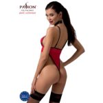 Боді з високим вирізом стегна Passion Exclusive AKITA BODY L/XL, red - Зображення 2
