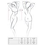 Боді з високим вирізом стегна Passion Exclusive AKITA BODY L/XL, red - Зображення 7