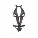 Напівпрозоре боді з вирізами Passion Exclusive Mirajane Body black S/M, black - Зображення 5