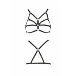 Бюстгальтер-стрепи Passion Exclusive ARMANDA BRA L/XL, black - Зображення 5