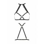 Портупея зі стреп з мереживом Passion Exclusive LORRY BRA S/M, black - Зображення 5
