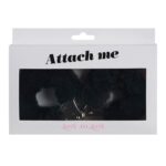 Наручники з плюшевою обробкою Love To Love ATTACH ME Black - Зображення 2