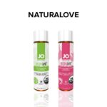Змазка на водній основі JO NATURALOVE Strawberry (120 мл) з екстрактом ромашки та листя агави - Зображення 5