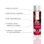 Змазка на водній основі JO H2O — Cherry Burst (120 мл) без цукру, рослинний гліцерин - Зображення 3