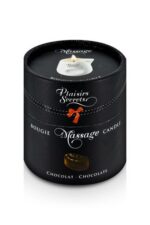 Масажна свічка Plaisirs Secrets Chocolate (80 мл) подарункова упаковка, керамічний посуд - Зображення 3