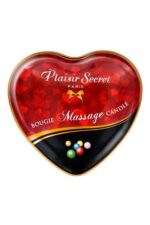 Розпродаж!!! Масажна свічка-серце Plaisirs Secrets Bubble Gum (35 мл) (термін 05.2026) - Зображення 2