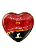 Масажна свічка-серце Plaisirs Secrets Mojito (35 мл) - Зображення 2