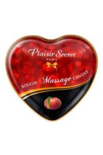 Масажна свічка-серце Plaisirs Secrets Peach (35 мл) - Зображення 2