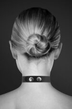 Чокер зі стразами Bijoux Pour Toi - SEXY, натуральна шкіра - Зображення 2