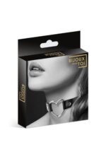 Чокер з сердечком Bijoux Pour Toi - HEART, екошкіра - Зображення 3