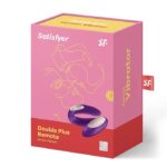 Вібратор для пар Satisfyer Double Plus Remote з пультом ДК та двома моторчиками - Зображення 2