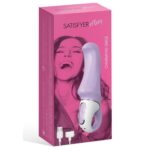 Потужний вібратор Satisfyer Vibes Charming Smile з гнучким стовбуром, літій силікон, 12 режимів - Зображення 5