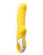 Потужний вібратор Satisfyer Vibes Yummy Sunshine з гнучким стовбуром і стимул. рельєфом, 12 режимів - Зображення 4